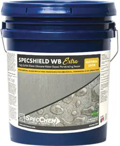 SpecChem SSHIELDWBX1 SpecChem 1Gal Specshield WB Extra High Solids Penetrating Sealer