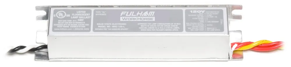 Fulham WH2-120-L WorkHorse 2 35 W 120 Volt Ballast Replacement MPN