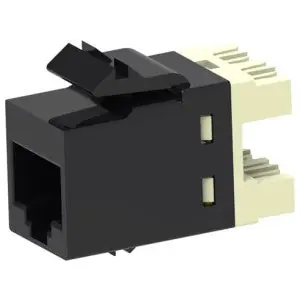 CommScope Uniprise 760241138 USL Series Modular Jack Gold Black Cat 6A RJ-45 T568A/B
