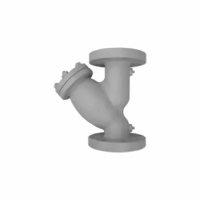 Titan YS64C0200 Wye Strainer 2 in Raised Face Flanged 1/2 in NPT Blow-Off