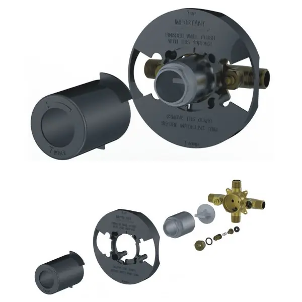 Compass Manufacturing International 212-5910 CMI Valve Pack Sweat & Male NPT 1/2 in Outlets