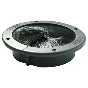KoldLok 40001 Round 4 In. Floor Grommet ABS Plastic Black 5.61 Diameter x 1.9 In. H