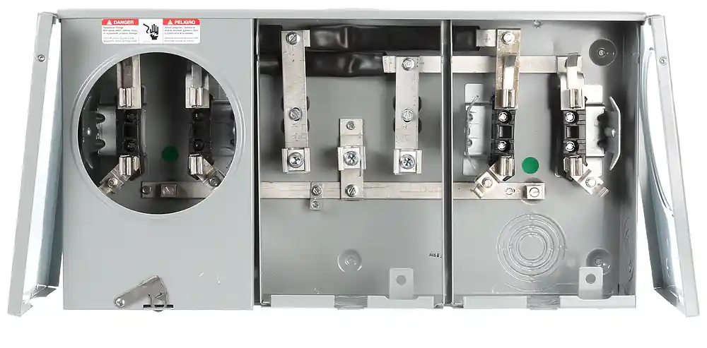 Talon UA2311-0PGP Siemens 600 Vac 100 Amp 1-Phase 3-Wire 4-Jaw 2-Position Horn Bypass Ringless Meter Mounting Equipment