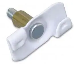 Con-Tech Lighting LA-1C 9/16 T-Bar Clip White