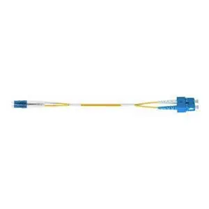 Lynn Electronics LCSCDUPSM-3M Fiber Optic Patch Cable, Meters LC/SC Patch Cord-Single-mode Yellow