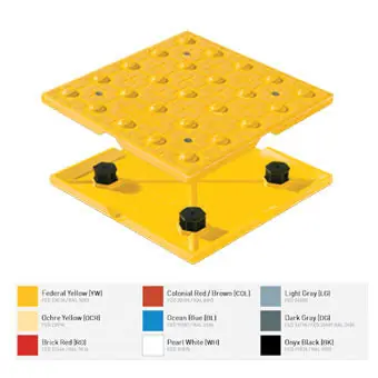 Access Tile ACCR3648COL Access Tile ACC-R 36 x 48 Colonial Red Replaceable Cast In Place Tile