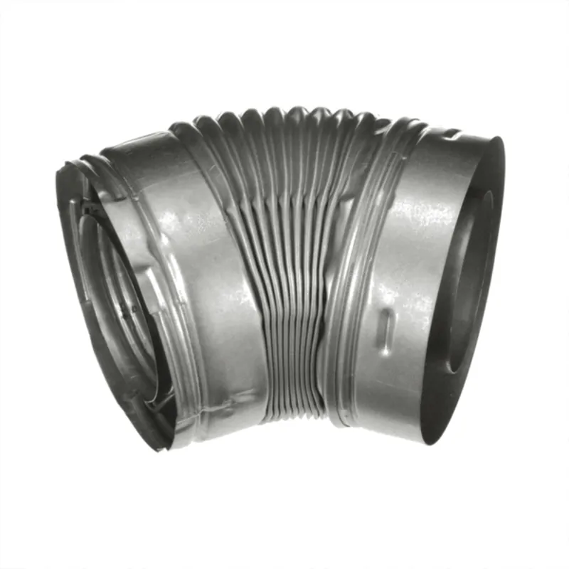 Innovative Hearth Products 77L76 Direct Vent 45 Elbow 4-1/2 ID x 7-1/2 OD SecureVent SV4.5E45