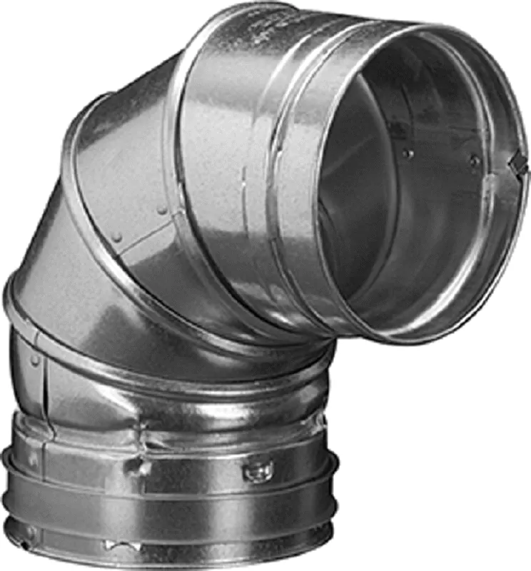 M G Duravent 4GVL90 B-Vent 90 Degree Elbow, 4 Adjustable