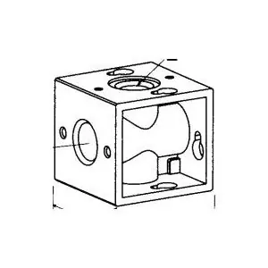 Numatics DK32-04 Diverter Block For Use With FlexiBlok FRL 32 Series Air Preparation
