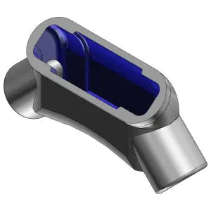 ABB LU57 Conduit Elbow 1-1/2 in.