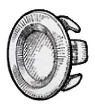 Mulberry 40115 1-1/2 Knockout Seal Bright Zinc Plated Steel