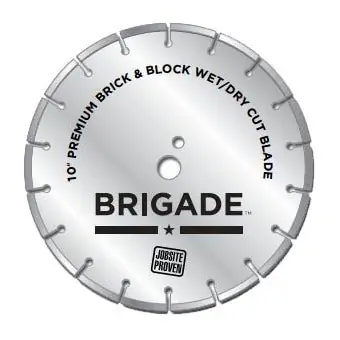 Brigade 80137 7 5/8-11 Dry Premium Double Row Diamond Grind