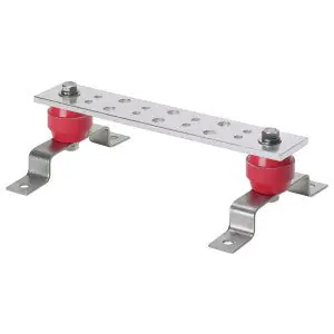 StructuredGround GB2B0306TPI-1 Telecommunications Grounding Busbar12 in.