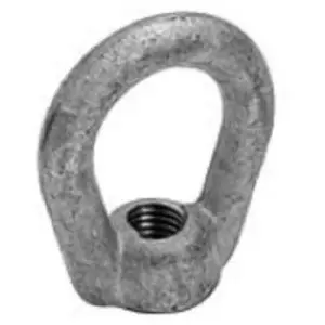Maclean J1092 Oval Eyenut Steel 5/8 in. Bolt Hot Dip Galvanized Finish Short