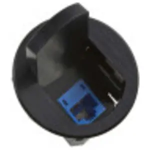 NEXTSPEED HXJ6B24 NEXTSPEED Xcelerator Cat 6 Jack Thermoplastic 8-Port T568A/T568B 100 Ohm Blue