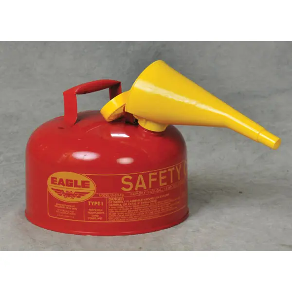 Eagle Manufacturing UI-20-FS Type I Safety Can with F-15 Funnel, 2 Gal Capacity