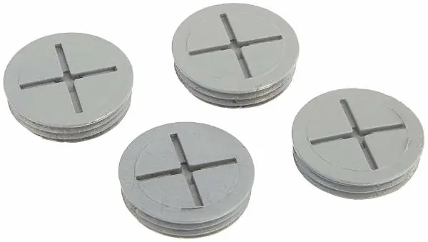 Hubbell Electric CP5075S Weatherproof Closure Plug, 3/4 in, For Use With Bar Hanger and Outlet Box