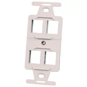 Ortronics OR-KS106S4 TechChoice 106 Style Frame Fog White