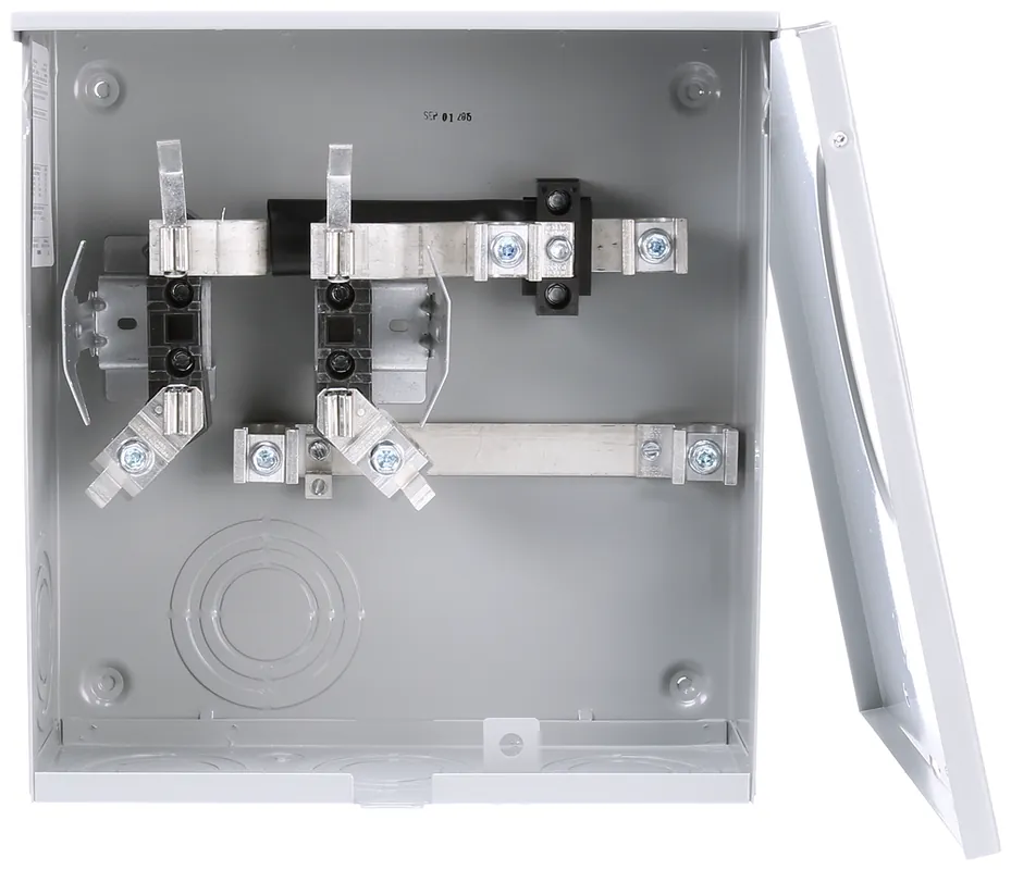 Talon UAS817-PPZA Siemens 600 VAC 200 Amp 1-Phase 3-Wire 4-Jaw 1-Position Horn Bypass Ringless Meter Mounting Equipment