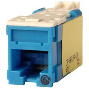 Ortronics OR-HDJ6A-36 Clarity® Cat 6a High Density Jack T568A/B Blue