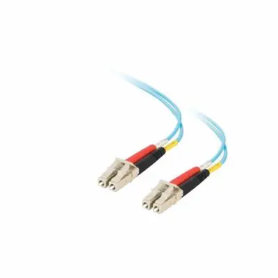 Quiktron 852-LL2-003 Fiber Jumper Cable, LC to LC, 50/125um Laser-Optimized, Multimode, 1 m
