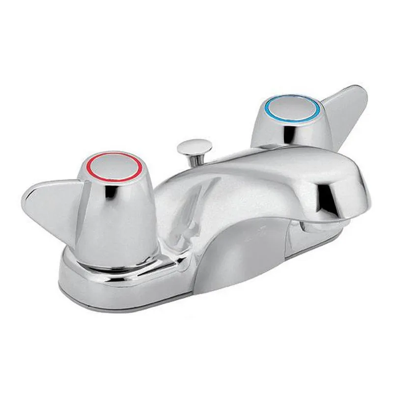 Cleveland Faucet Group CA40210 Cornerstone Two Handle Centerset Bathroom Sink Faucet in Chrome