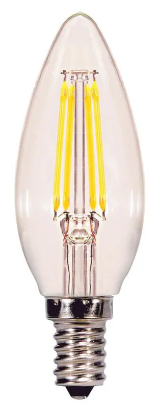 Satco Products S8839 LED Filament Lamp 4W C11 4000K
