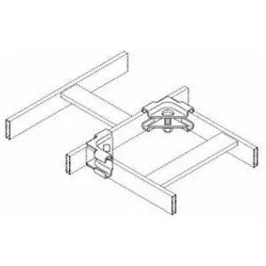 Chatsworth 11302-001 Junction-Splice Kit 0.38 in.W x 1.5 in.H Gold