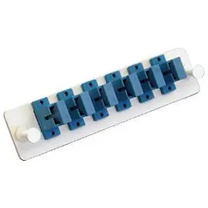 AFL Telecommunications FM003112 LightLink 12F (6) Duplex MM 10G LC Fiber Adapter Plate Aqua