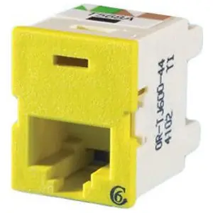 Ortronics OR-TJ600-44 TracJack Category 6 Jack Yellow