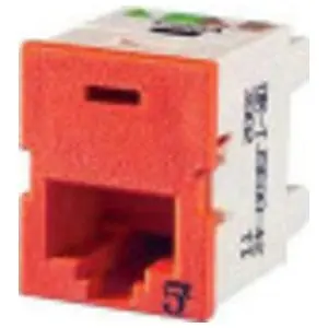 Ortronics OR-TJ5E00-42 Clarity TracJack Cat 5e Jack Red