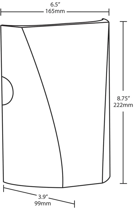 Rab Design Lighting SLIM18 18W Slim LED Wallpack