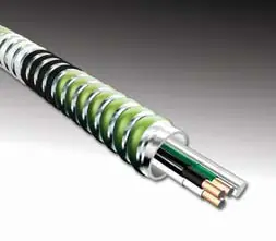 Kaf-Tech 7504-60-01 MC-Stat Cable 12/2 Solid w/Ground 1000ft Reel