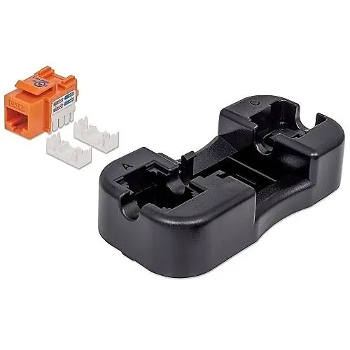 Intellinet 210775 keystone jack CAT5e orange