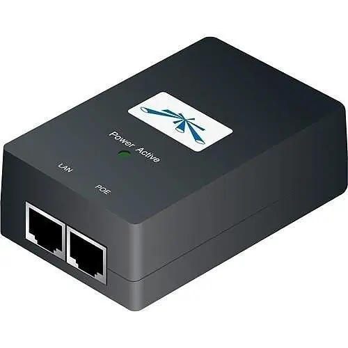 Ubiquiti POE-24-24W 24V PoE Adapter, Hi-Power, Black