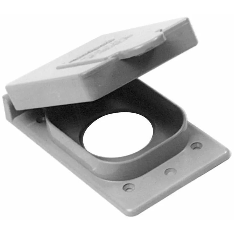 Multi Fittings 78905 WTL 20 PVC WP Sing. Gang Cov. Sing. Rec. 20 Amp Kraloy