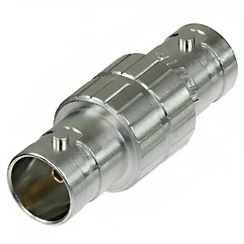 Neutrik NBB75FA BNC Feed Through Female Coupler with Gold Plated Cage Type Clip