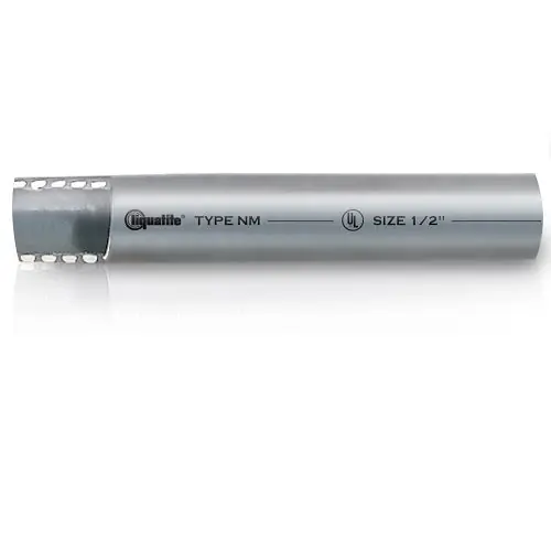 Liquatite 81032 Electriflex 1 Inch x 100 Foot Gray PVC Flexible Liquidtight Conduit