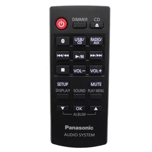 Panasonic N2QAYB000944 Remote Control