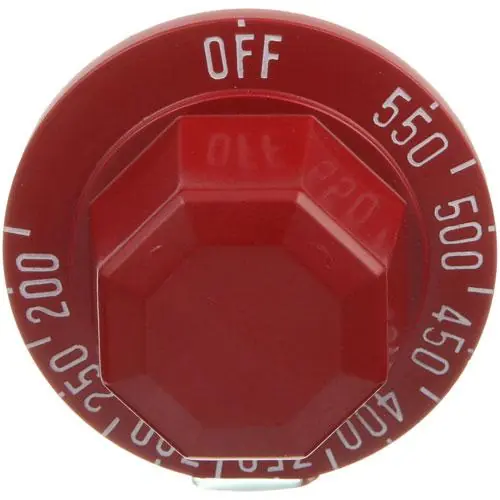 Vulcan 00-498086-00007 DIAL THERMOSTAT RED 200-550F