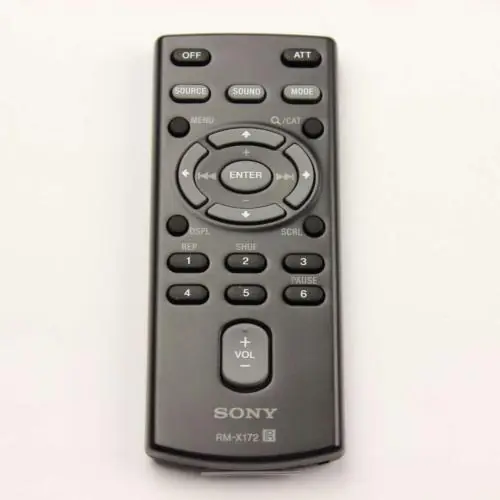 Sony 1-480-150-24 Remote Control RM-X172