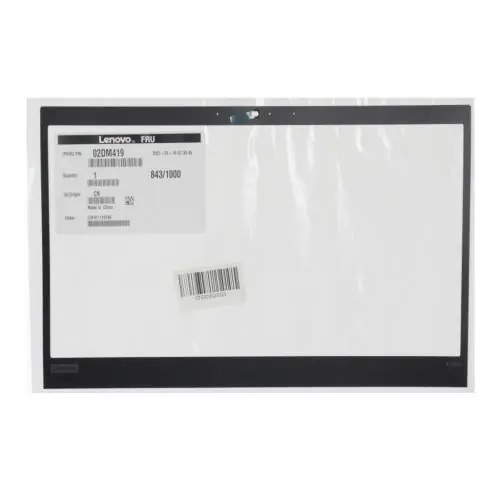 Lenovo 02DM419 LCD RGB Bezel Sheet ASM