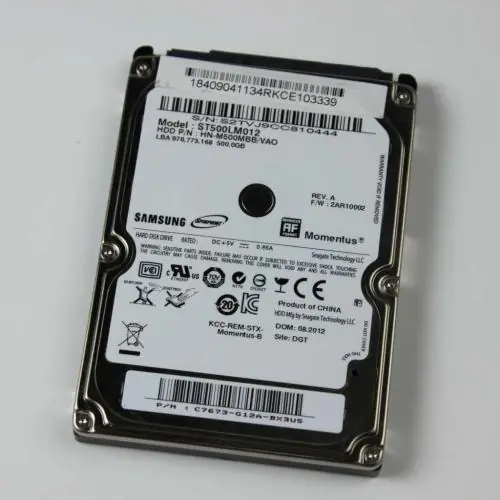Sony A-1886-629-A HDD 500GB Seagate ST500LM012