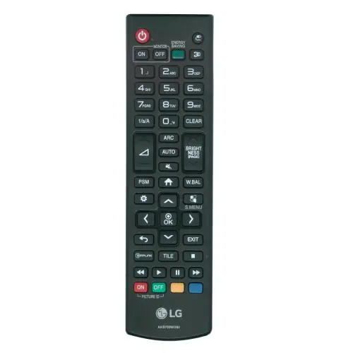 LG AKB75095383 REMOTE CONTROLLER ASSEMBLY