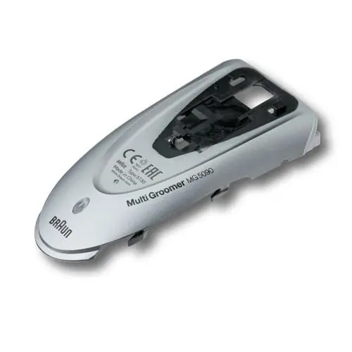 Braun 81546439 Back Housing Matte Silver