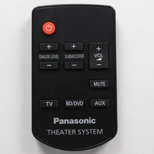 Panasonic N2QAYC000064 Remote Control