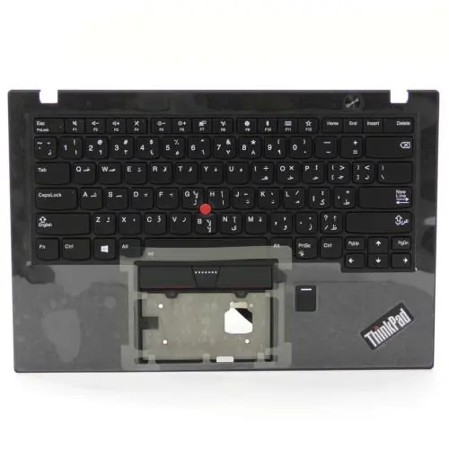 Lenovo 01LV272 Keyboard Bezel ARA FPR NFC BK