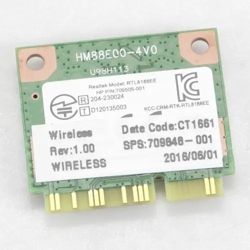 HP 709848-001 WLAN RTL8188EE 802.11BGN 1X1