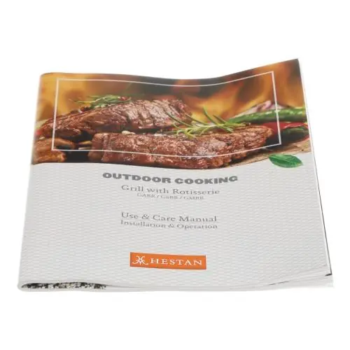 Hestan 8980 Manual Use & Care Outdoor Grill