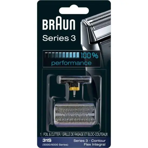 Braun 81515401 31S Silver Foil & Cutter